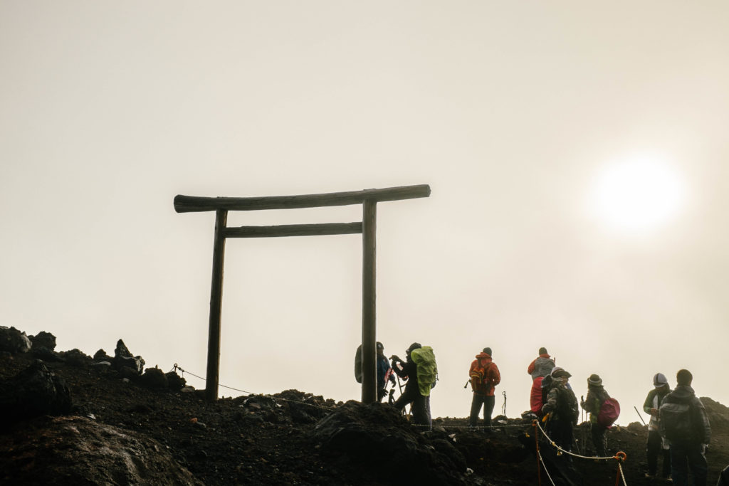 Mt. Fuji shrine.