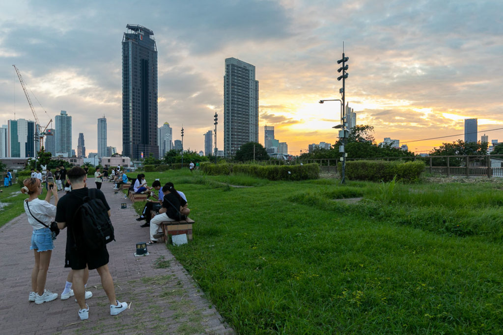 Chulalongkorn University Centenary Park Sunset