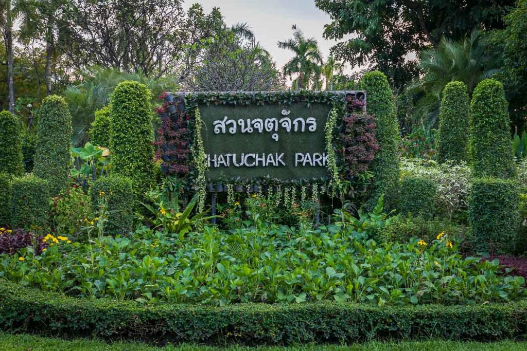 Chatuchak Park Sign